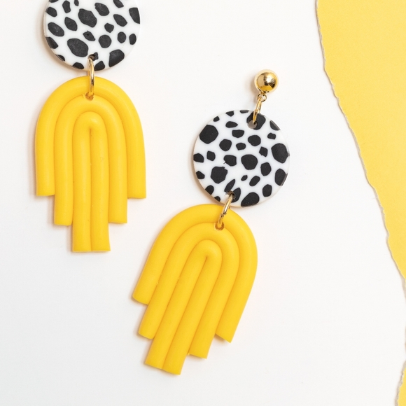 Celeste Clay Earrings - Picture 3 of 6